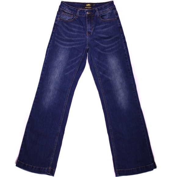 Lucky & Blessed Jeans Womens Sz 6‎ Blue High-Rise Bootcut Stretch-27x29.25 - Picture 1 of 16